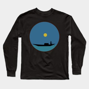 Boat on the sea Long Sleeve T-Shirt